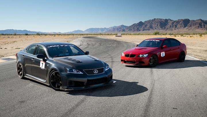 BMW E90 M3 vs Lexus IS-F: Driver Battles | DrivingLine