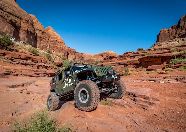 The Rimrocker Trail 160 Miles - Two Wide Ejs 2016 Moab Utah Jeep Wrangler 3