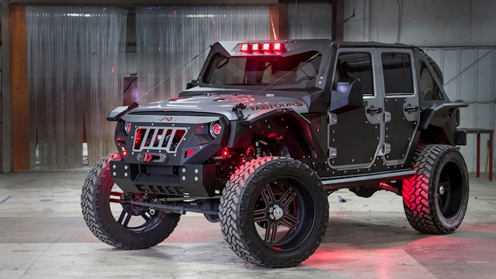 Fab Fours 2015 Jeep Wrangler Unlimited Rubicon Mall Assault JK