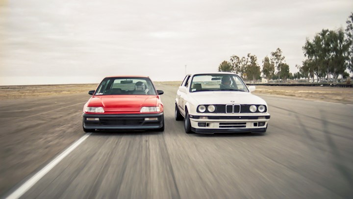 Driver Battles Episode 1: EF Civic vs E30 BMW [VIDEO] | DrivingLine
