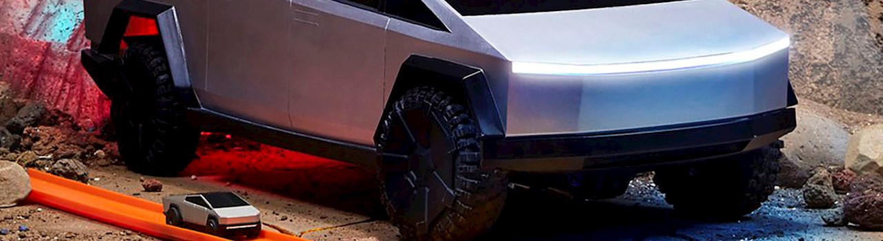 hot wheels x tesla cybertruck