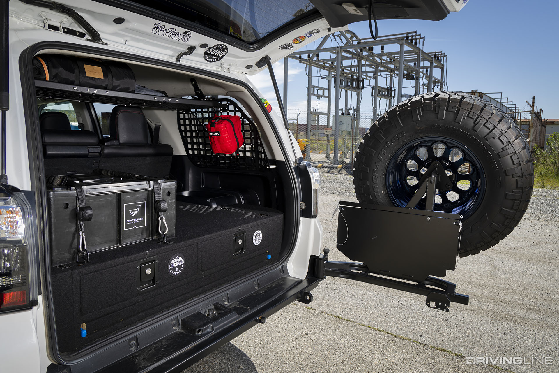 Fifth Gen 4Runner Overland Storage and tire carrier