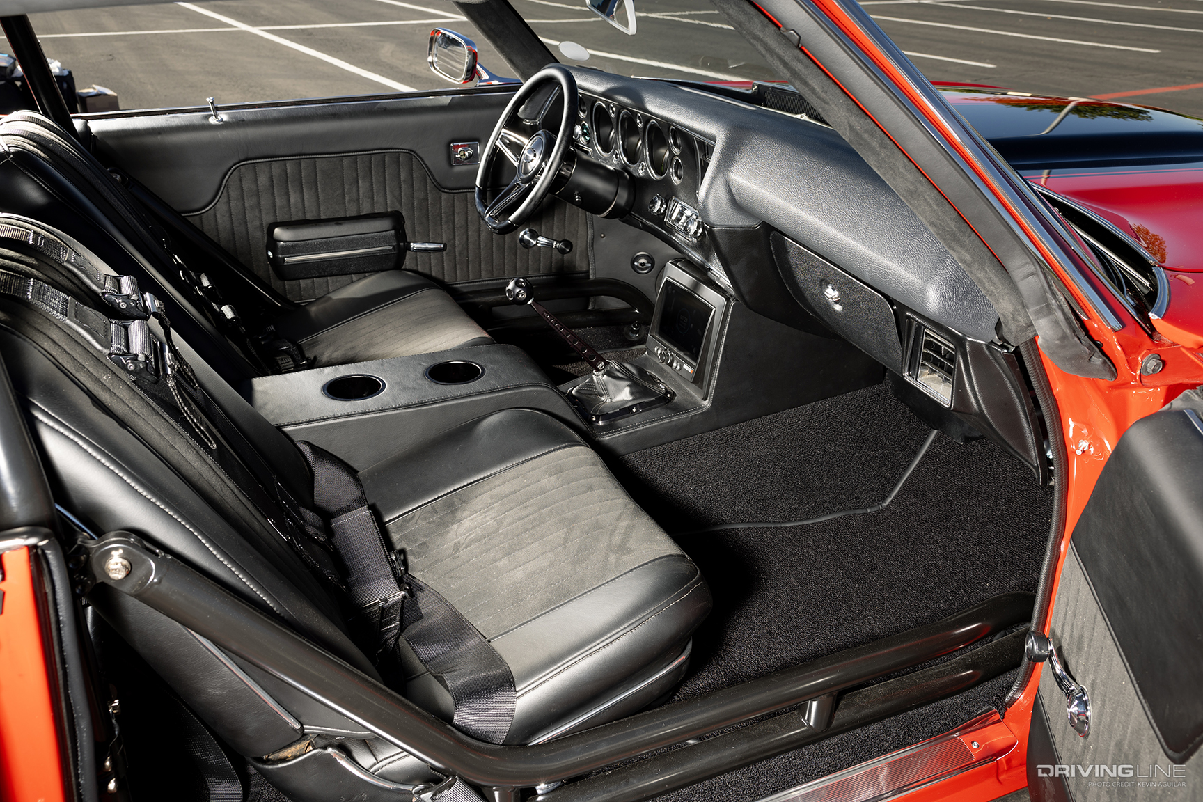 Interior of Zach Hightower's '70 Chevrolet Chevelle