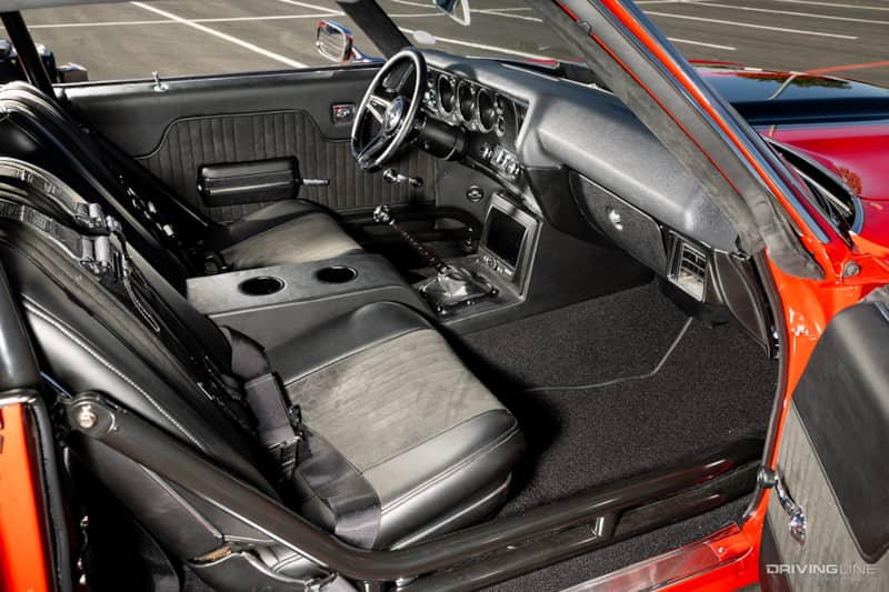 Interior of Zach Hightower's '70 Chevrolet Chevelle
