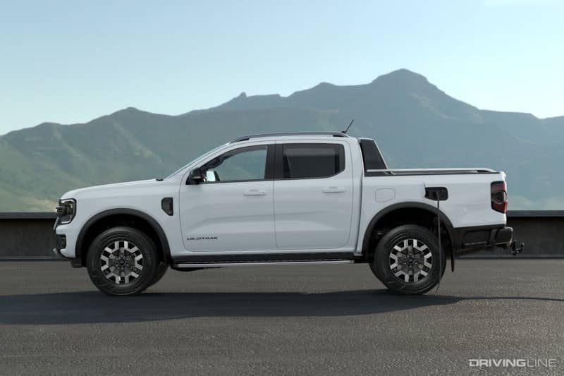 Ford Ranger PHEV Side View