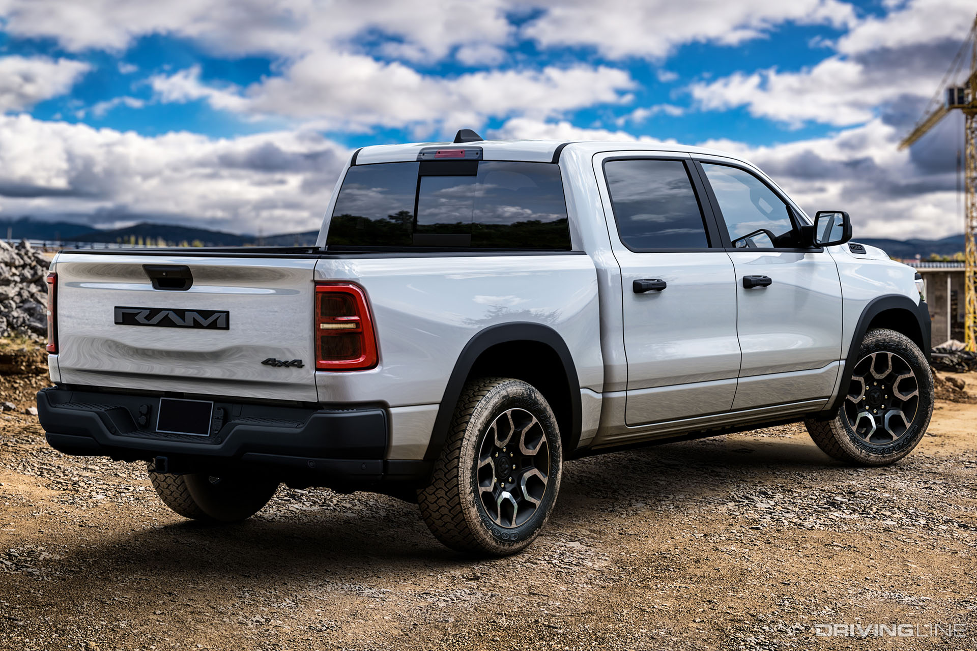 2025 Ramcharger Tradesman Rear View
