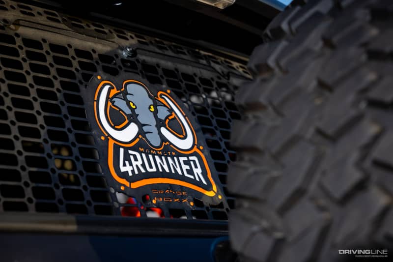 Rear Molle Panel of Michael Devecchio's 2014 Toyota 4Runner on 38-inch Trail Grappler M/T Tires