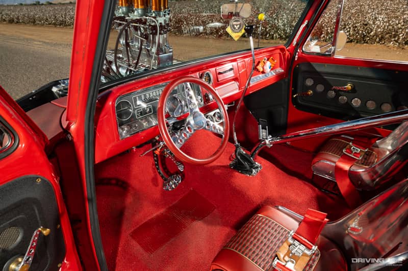 Interior of Dave Schneider's '65 Chevy C10