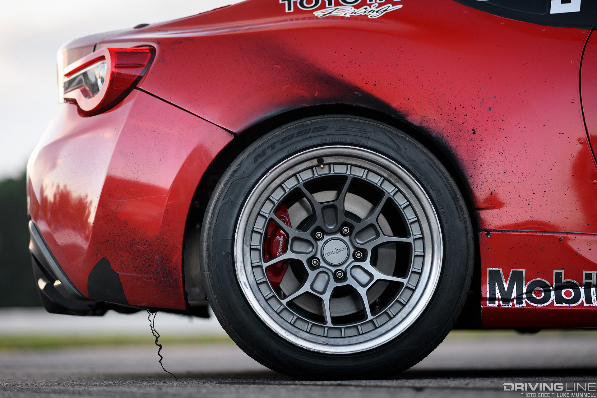 Nitto NT555 G2 on Toyota 86 Drift Car