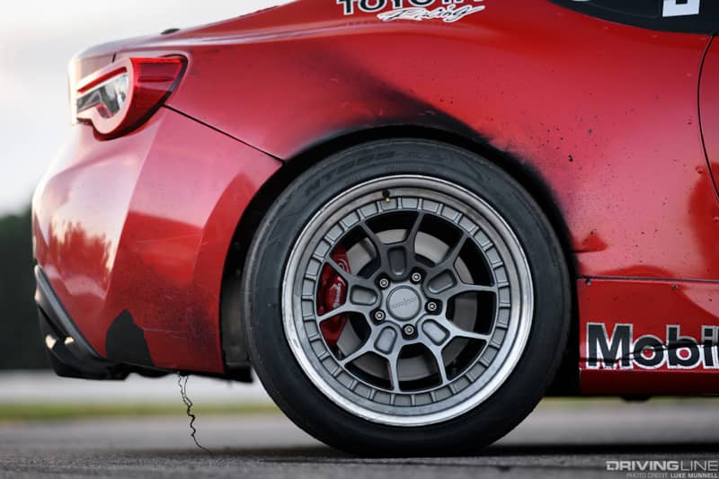 Nitto NT555 G2 on Toyota 86 Drift Car