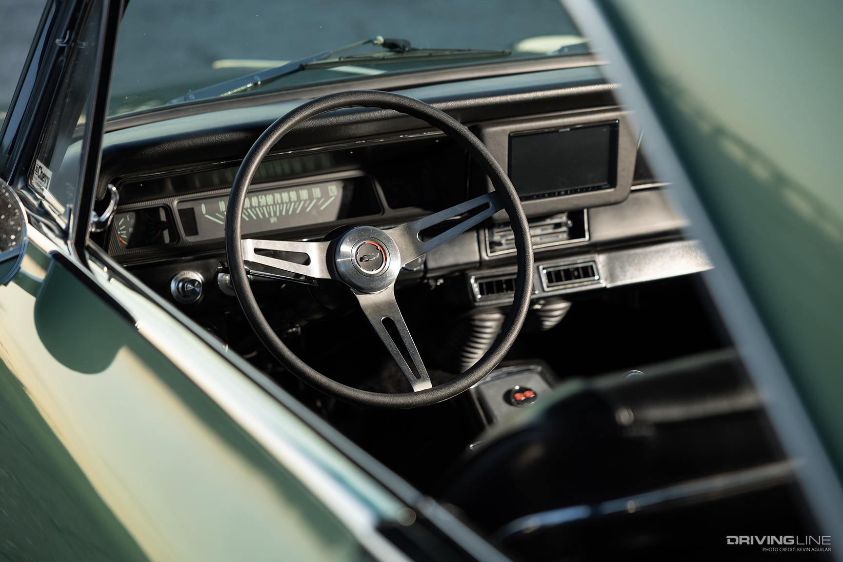 Dash of Tony Causor's 1966 Chevrolet Chevy II Nova