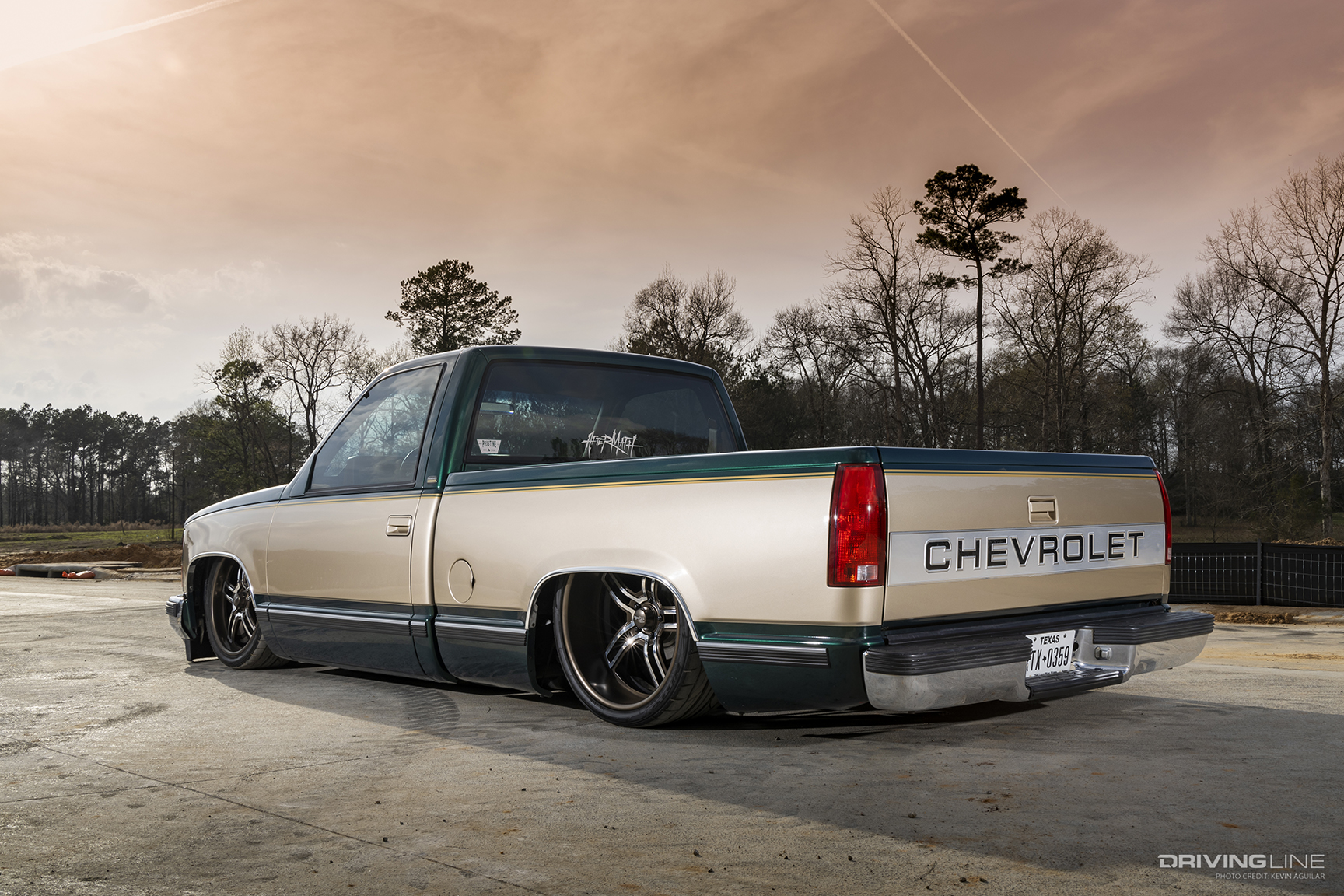 Rear of Jose Galvan's '91 Chevy Silverado C1500 (OBS)