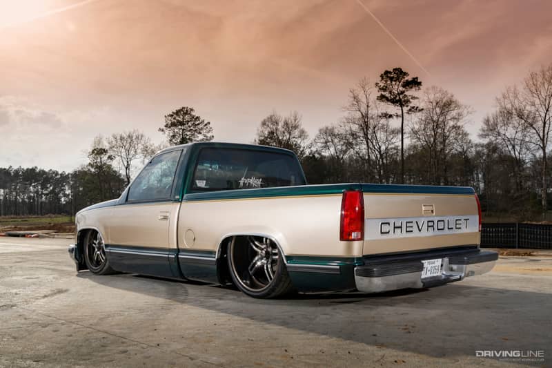 Rear of Jose Galvan's '91 Chevy Silverado C1500 (OBS)