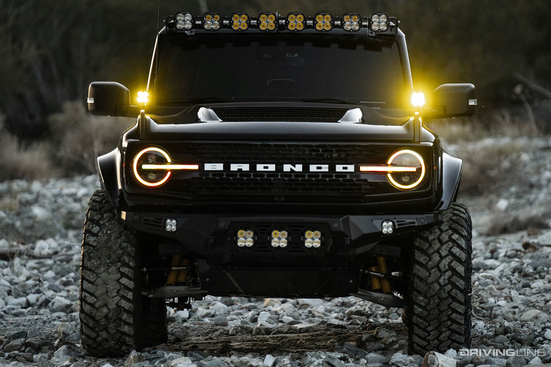 Baja Designs Ford Bronco Front View