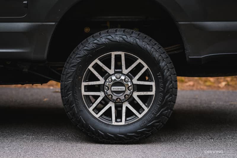 Ford F250 Diesel with Terra Grappler G3 tires