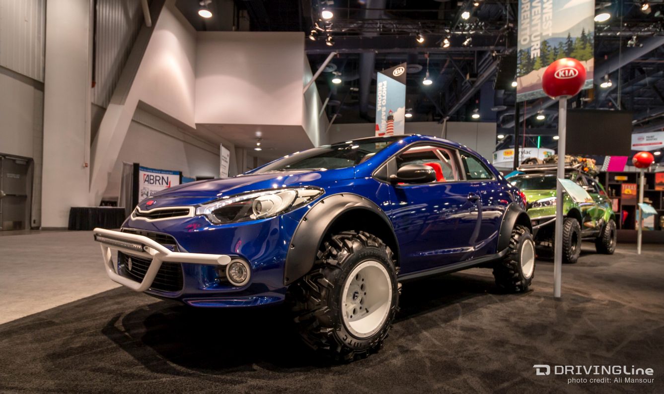sema show 2015 odd vehicles mad max jeep kia ford 2