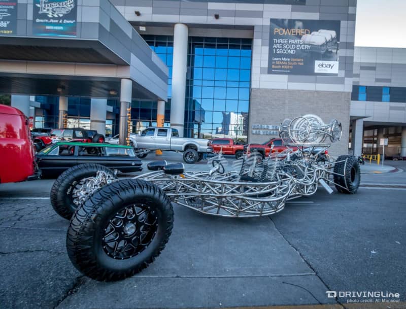 sema show 2015 odd vehicles mad max jeep kia ford 9