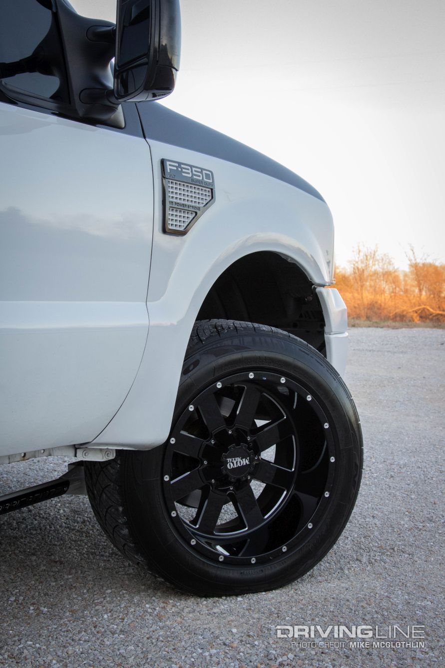 Nitto NT420S tires on Ford F-350