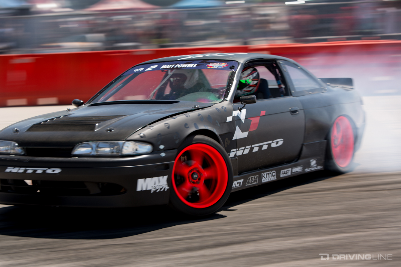 Drift car getting sideways