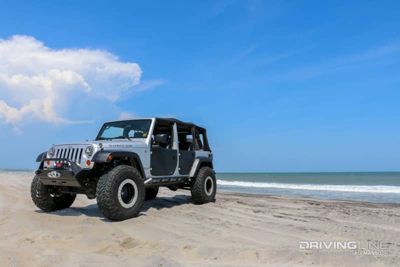 Rubicon on the beach