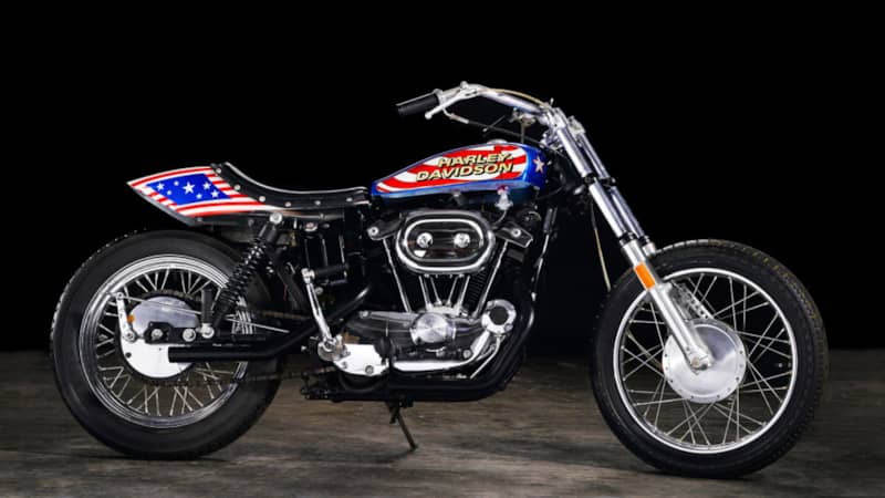 bonhams evel knievel harley davidson motorcycle