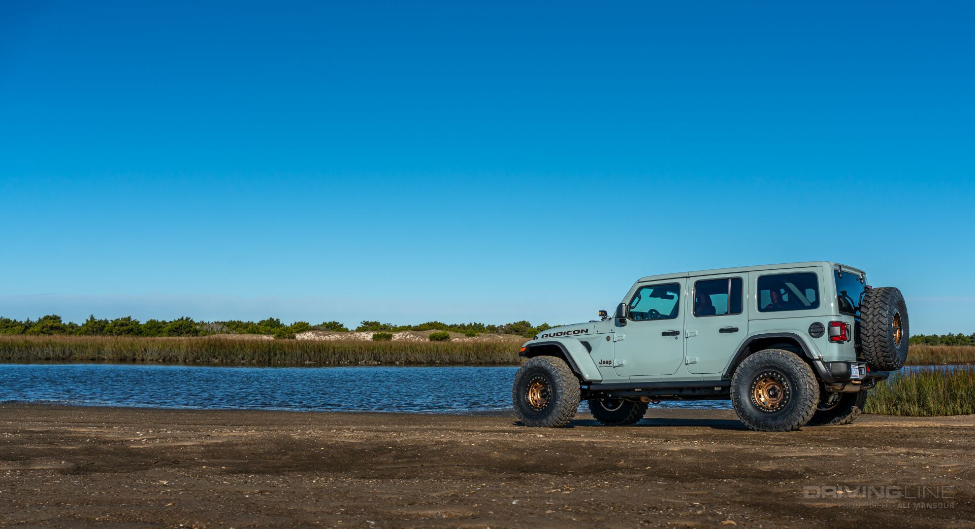 2024 Jeep Wrangler Rubicon 392 side view on 38s