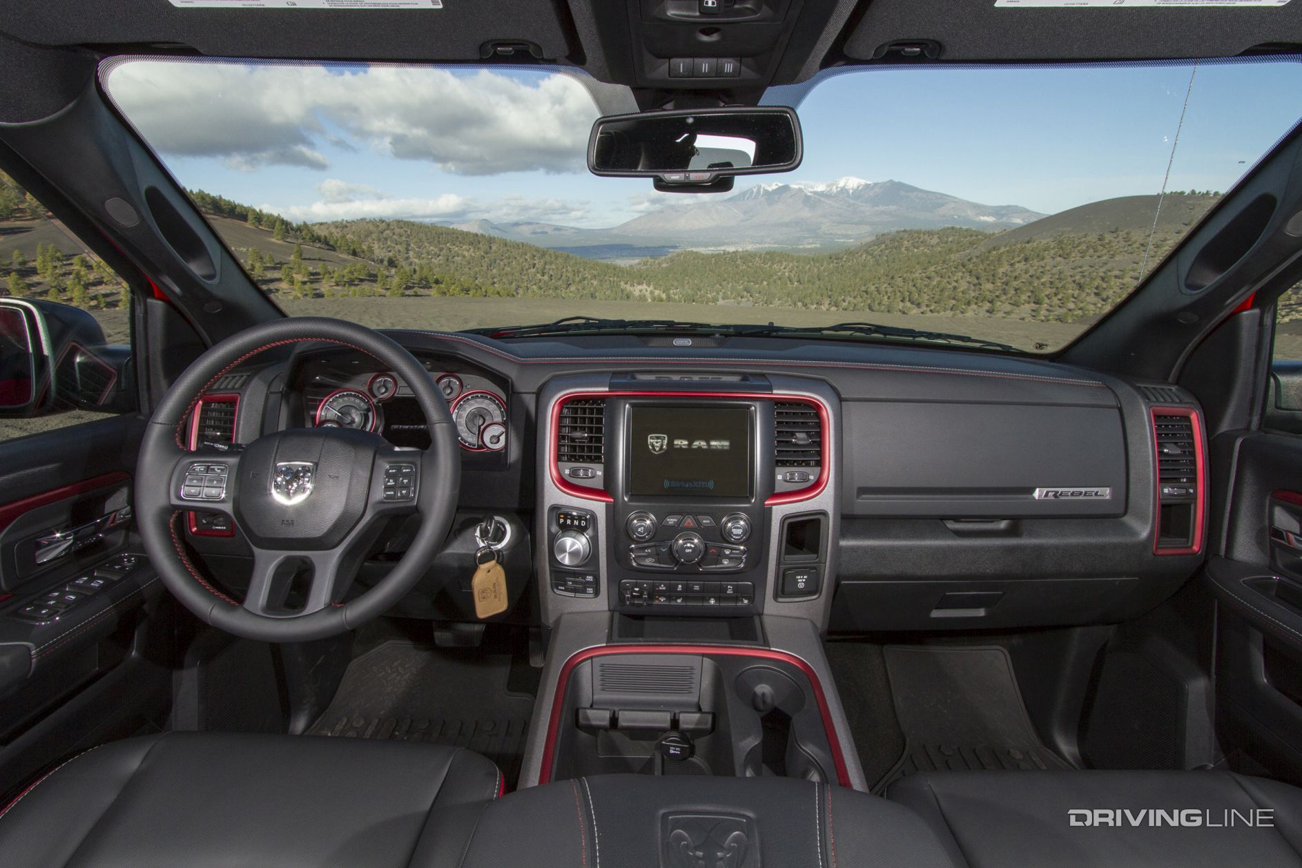 Driving Line – 2016 Ram Rebel 1500 dashboard