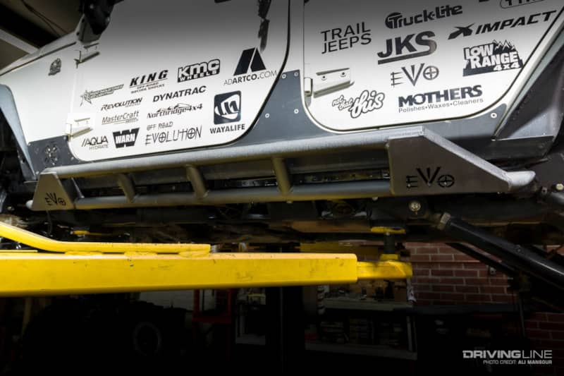 2007 jeep wrangler unlimited jk evo mfg weld on sliders 8