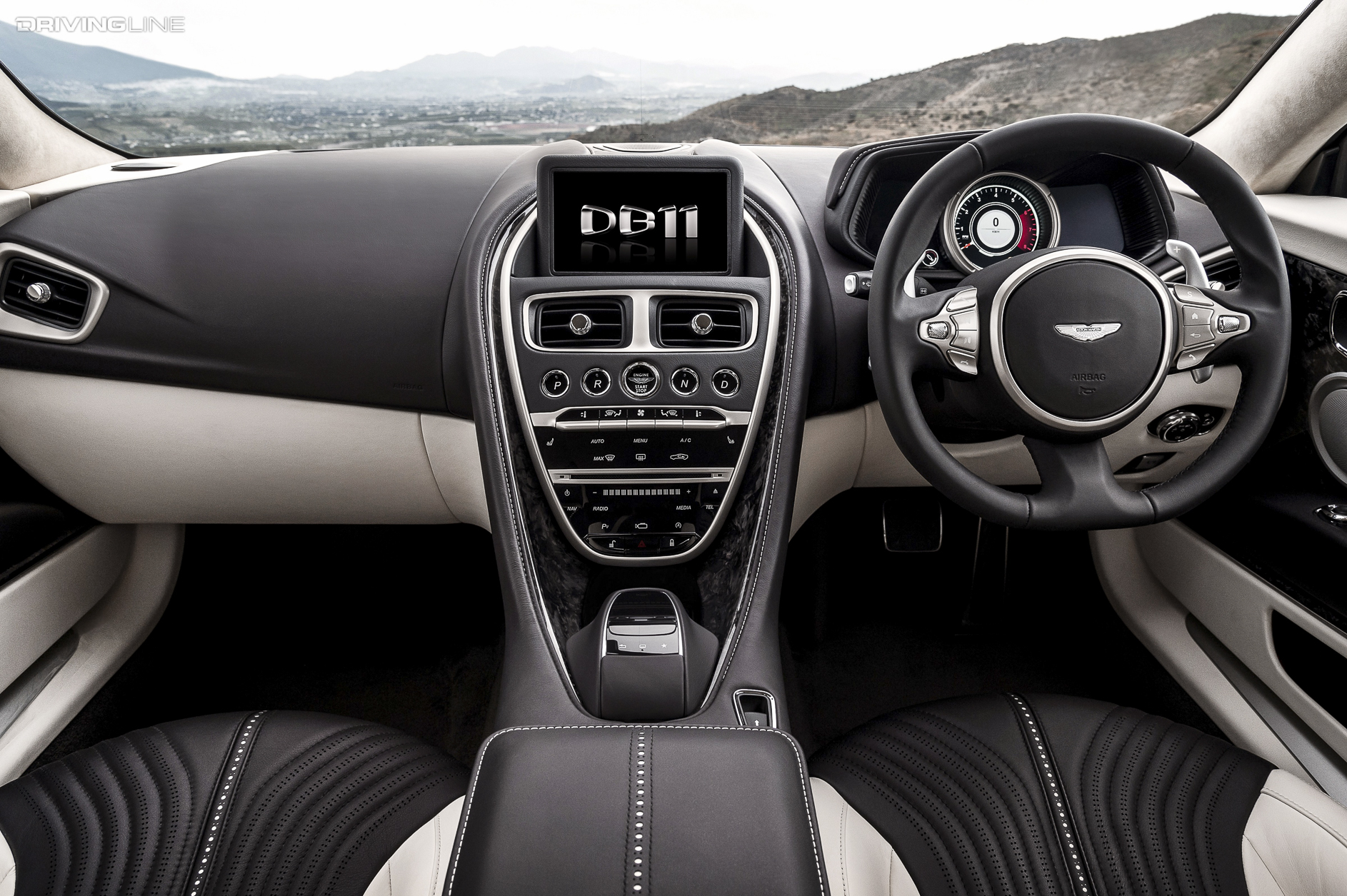 Driving Line – Aston Martin DB11 dashboard