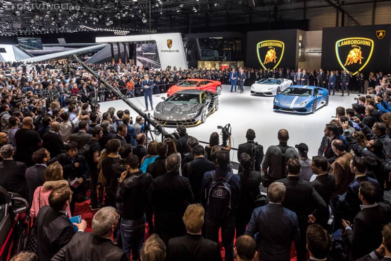 Lamborghini Centenarios at the 2016 Geneva International Motor Show