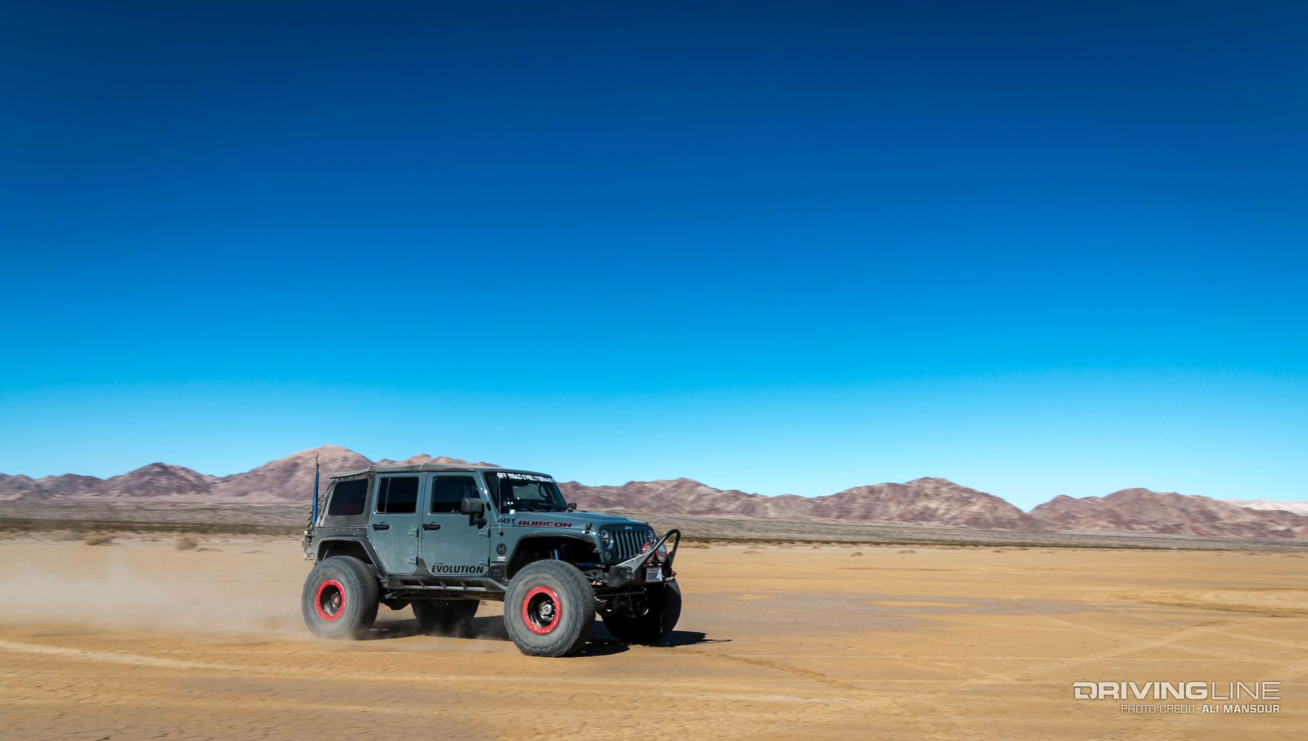 2014 Jeep Wrangler Unlimited Rubicon dual-purpose JK Evo - Chris Kelly on Mel Wade's 2016 Nitto King of the Hammers support crew
