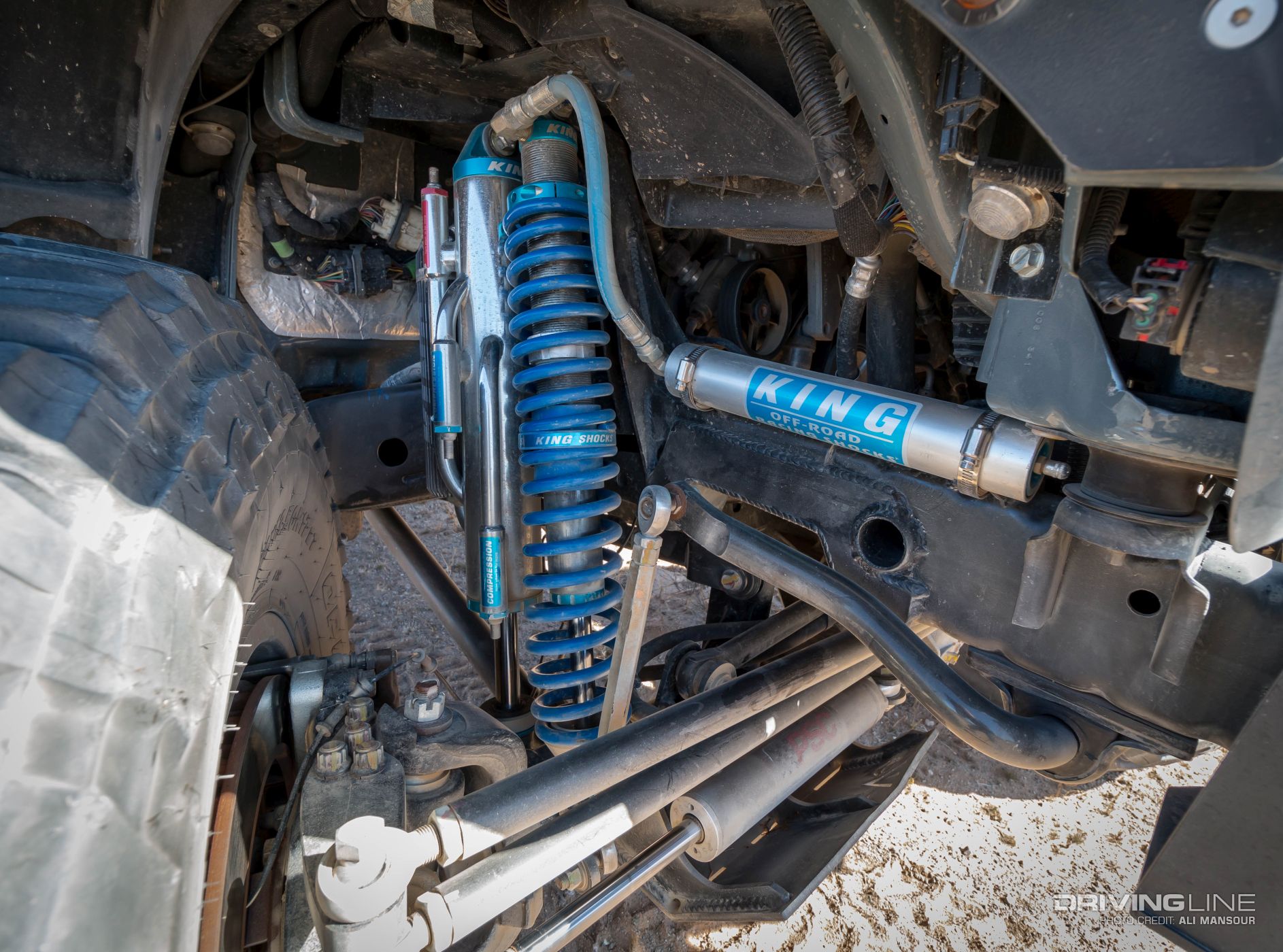 2014 Jeep Wrangler Unlimited Rubicon dual-purpose JK Evo Double Throw Down shock King