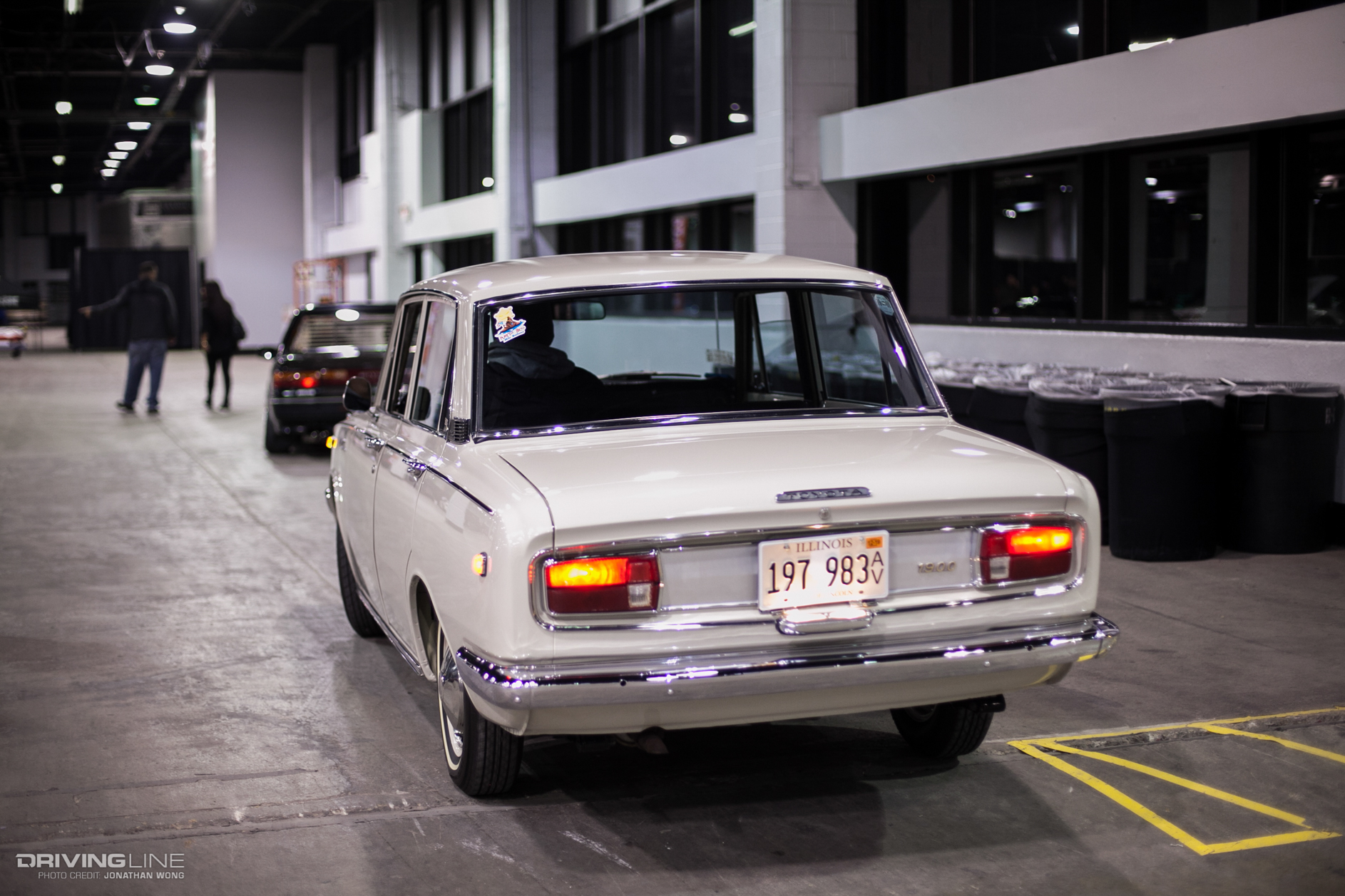 Toyota Corona Deluxe winner of Best Nostalgic/Classic car at 2016 Tuner Galleria
