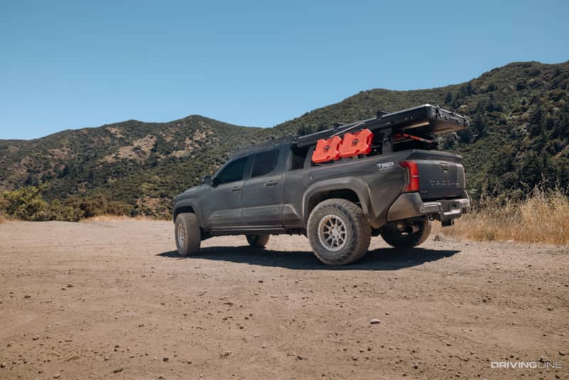 Toyota Tacoma with Nitto Terra Grappler G3 tires off road on dirt