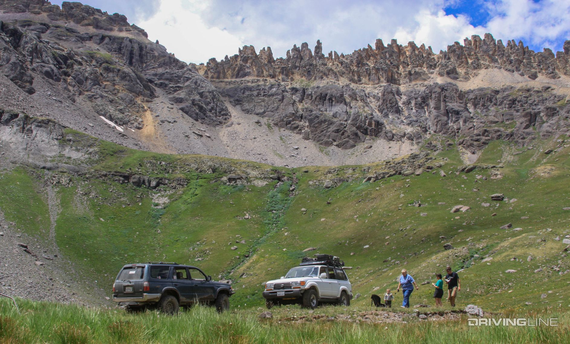 picnic at Governor Basin with 4Runner and FJ80
