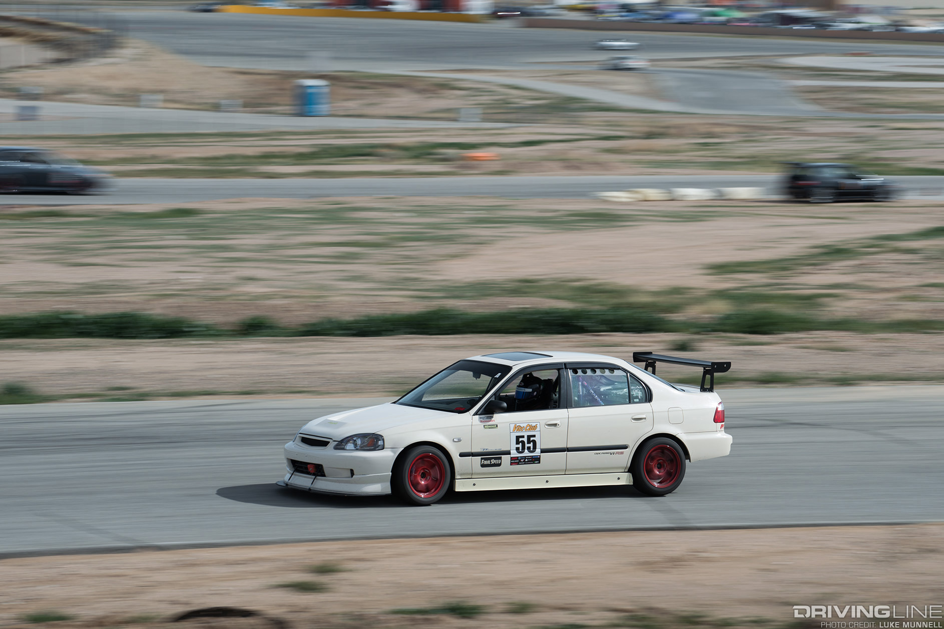 VTEC Club Group A runner up Jay Valle #55 Civic sedan