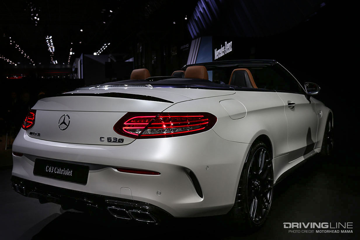 2016 new york international auto show mercedes c63 cabriolet reveal