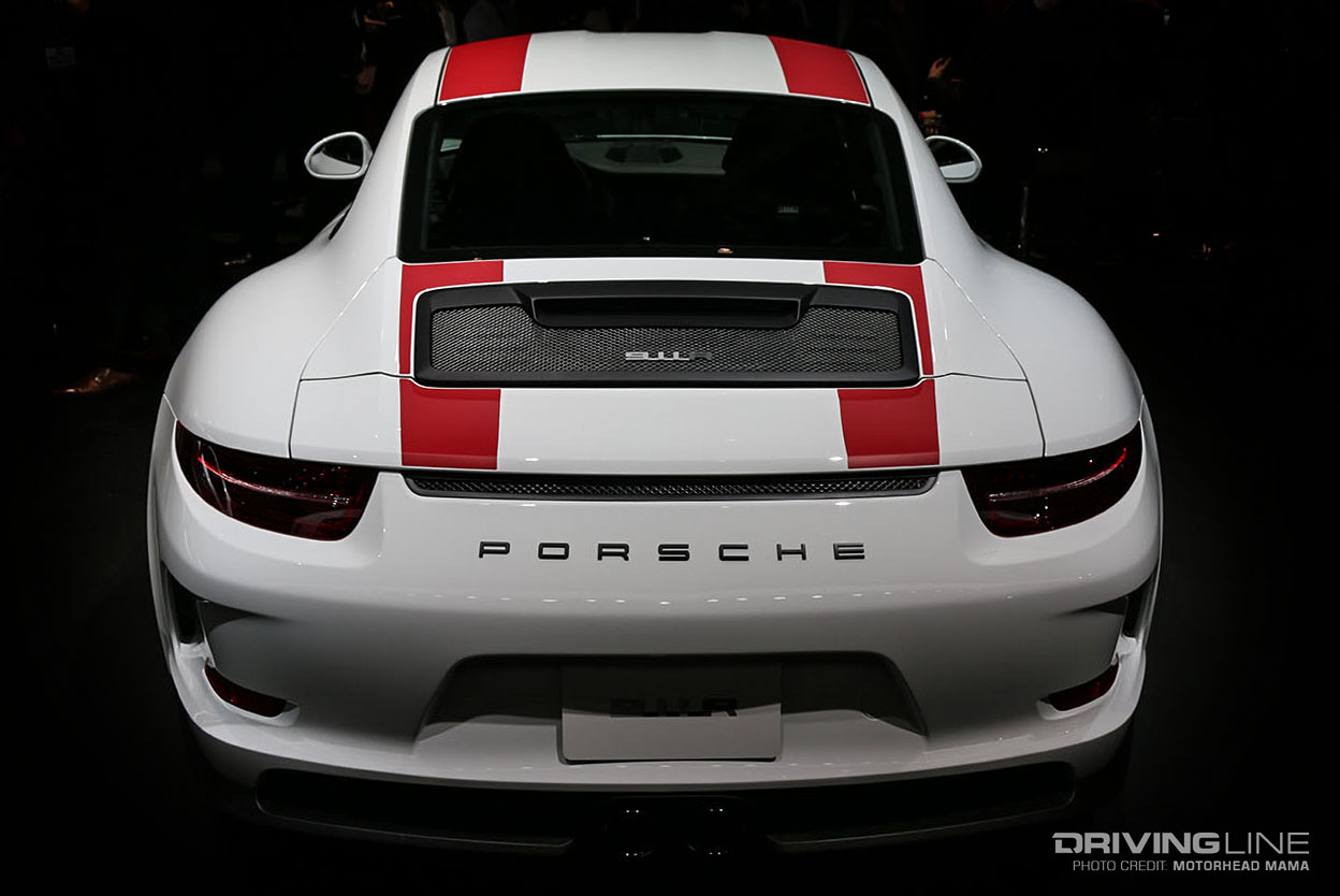 2016 nyias porsche 911r reveal