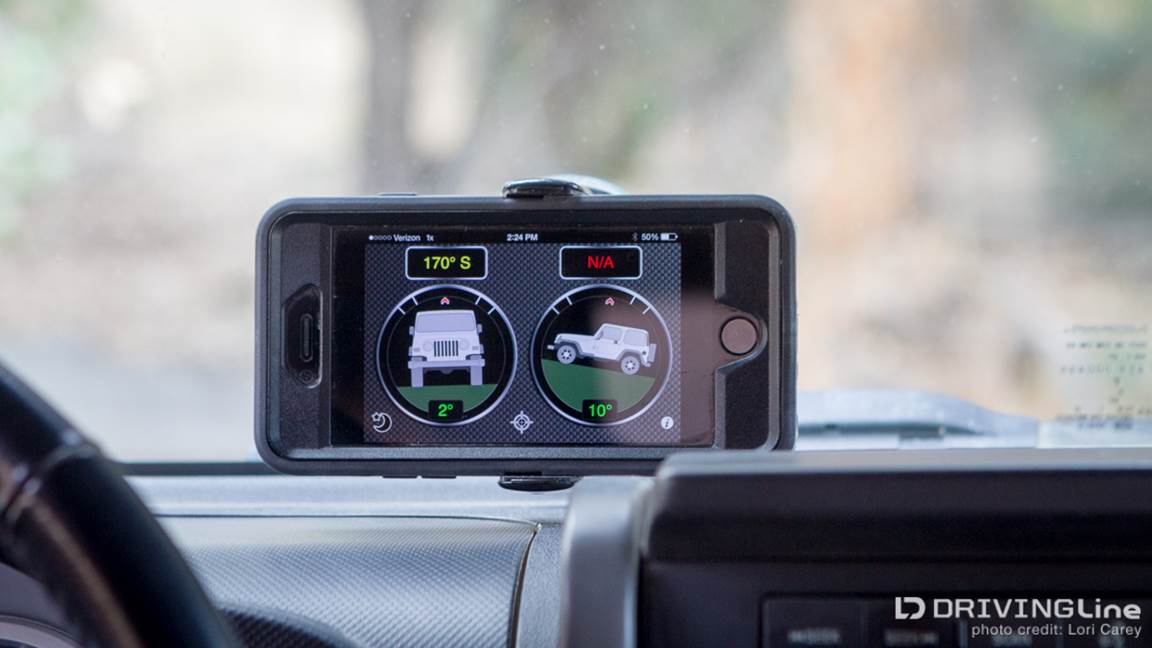 Driving Line - Off-Road Mobile Apps - iOS - Tiltometer