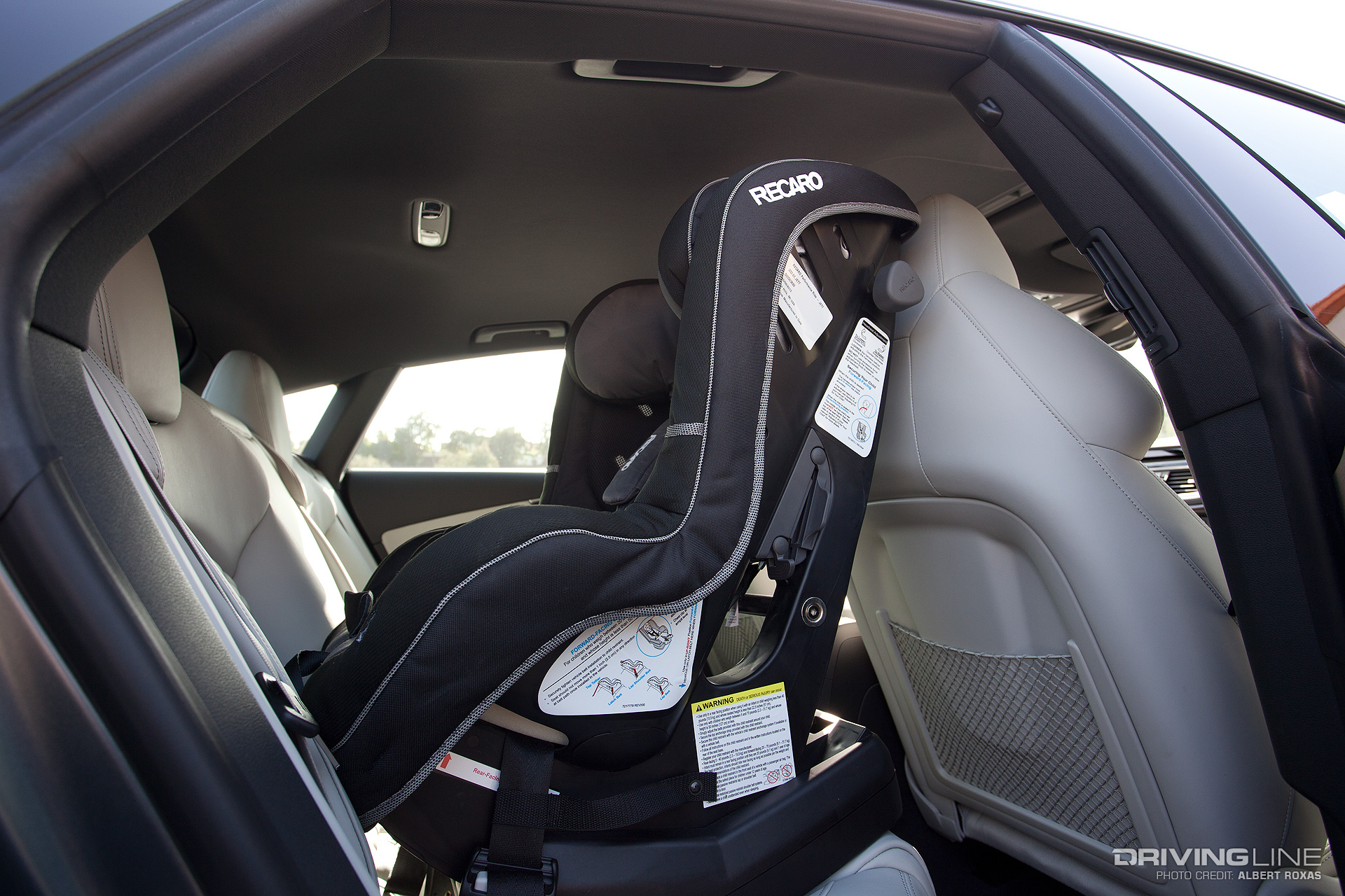 Driving Line - Dad Life - Audi RS7 car seat