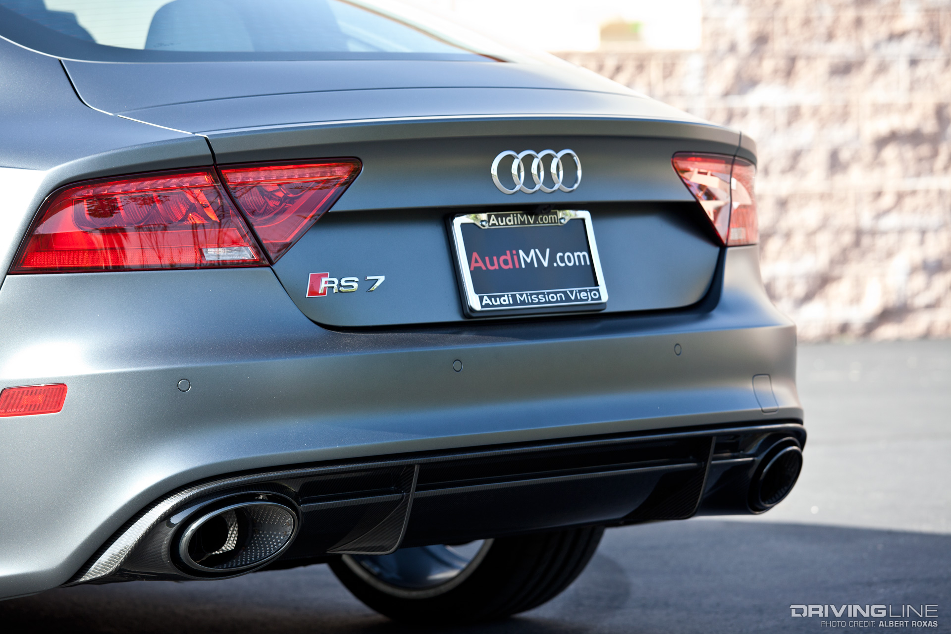 Driving Line - Dad Life - Audi RS7 rear