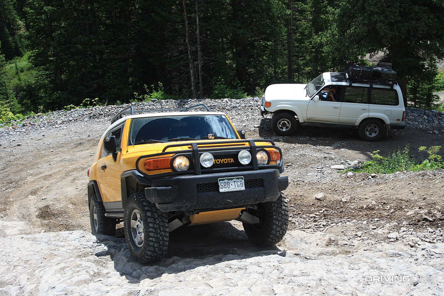 005 fj cruiser fzj 80 imogene rock climb