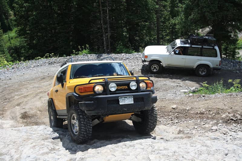 005 fj cruiser fzj 80 imogene rock climb