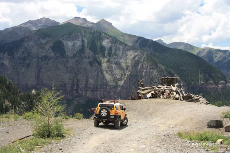 014 fj cruiser tram ruins imogene pass
