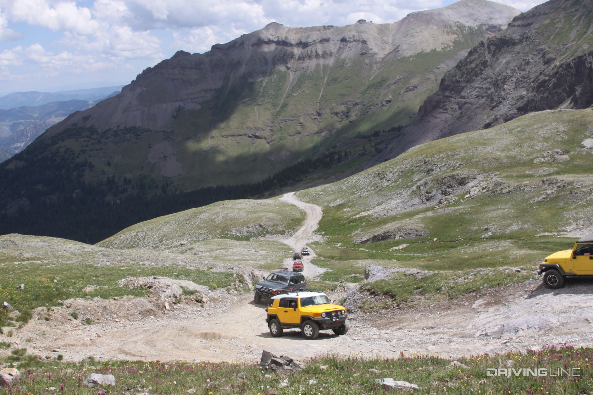 009 fj cruiser summit imogene pass high glade