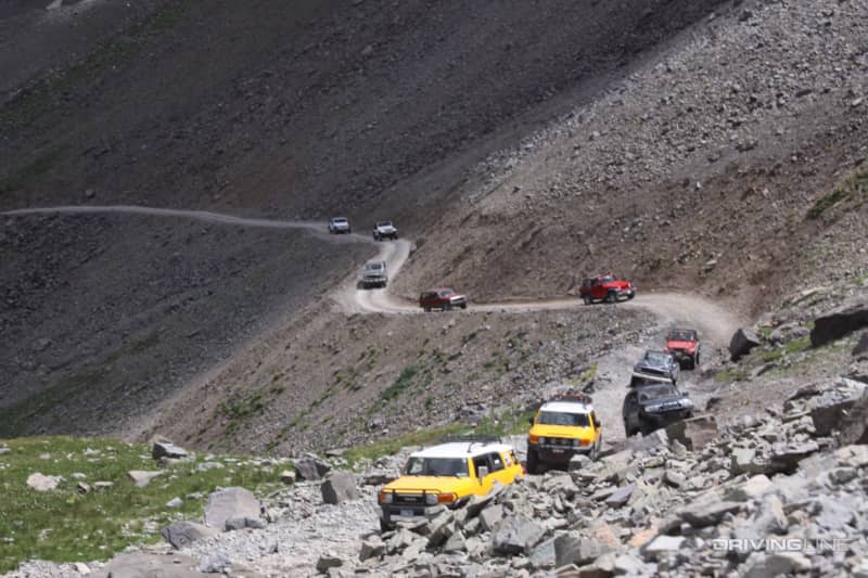 008 fj cruiser summit imogene pass face cut