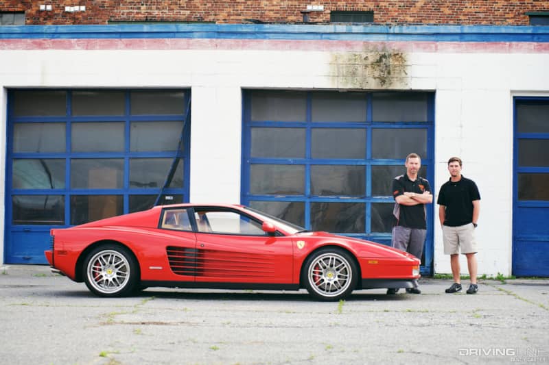 drivingline ferrari testarossa ac 28