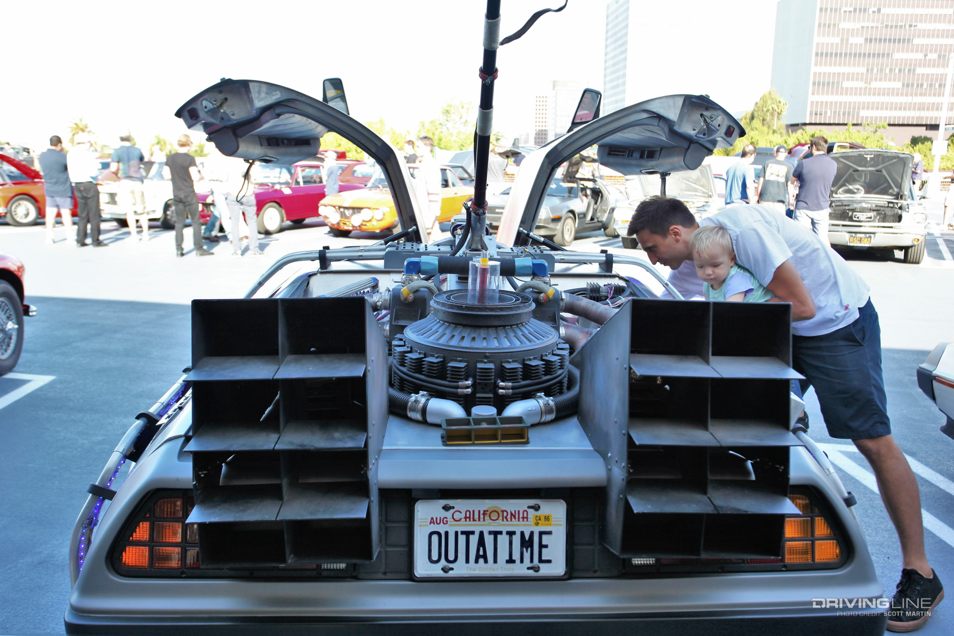 petersen automotive museum delorean cruise in sm 03 0378