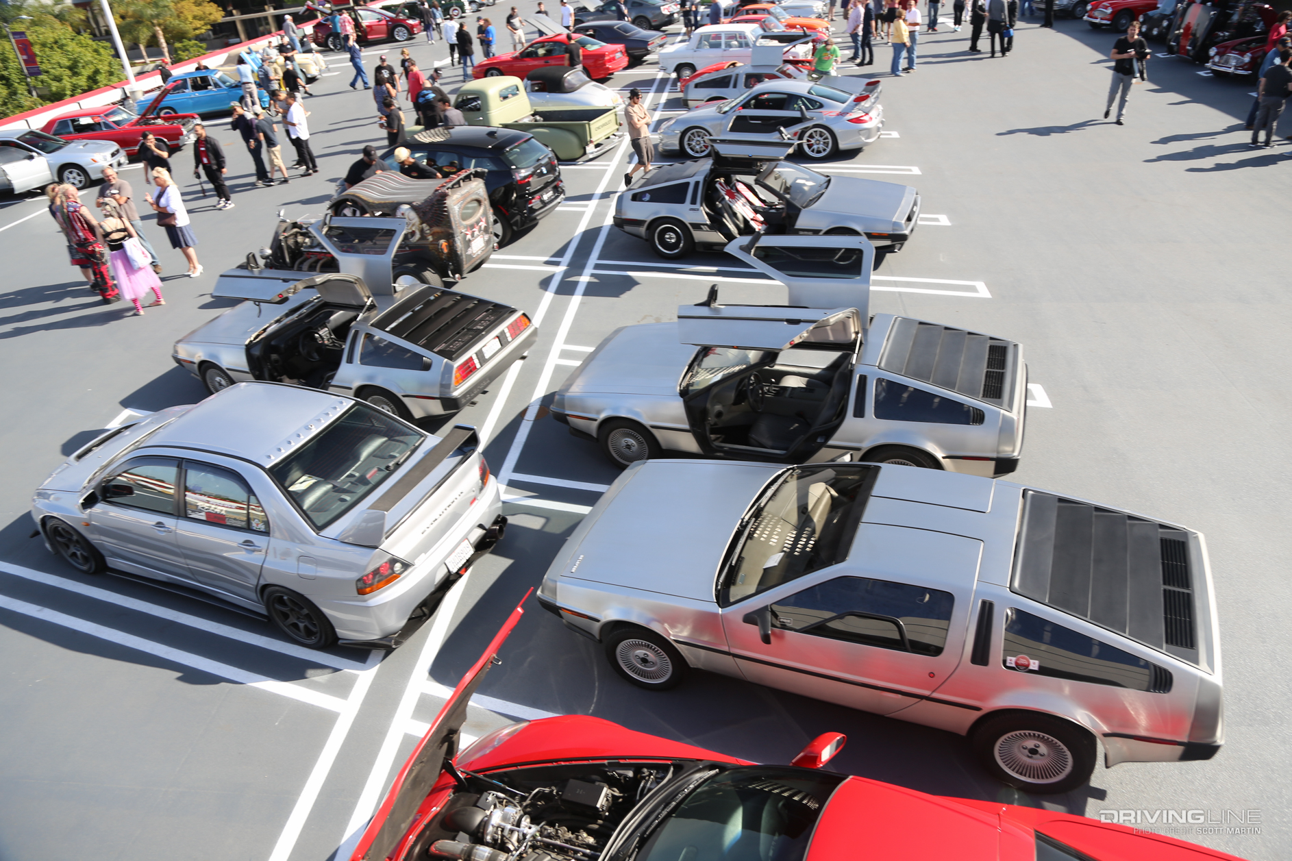 petersen automotive museum delorean cruise in sm 14 6997