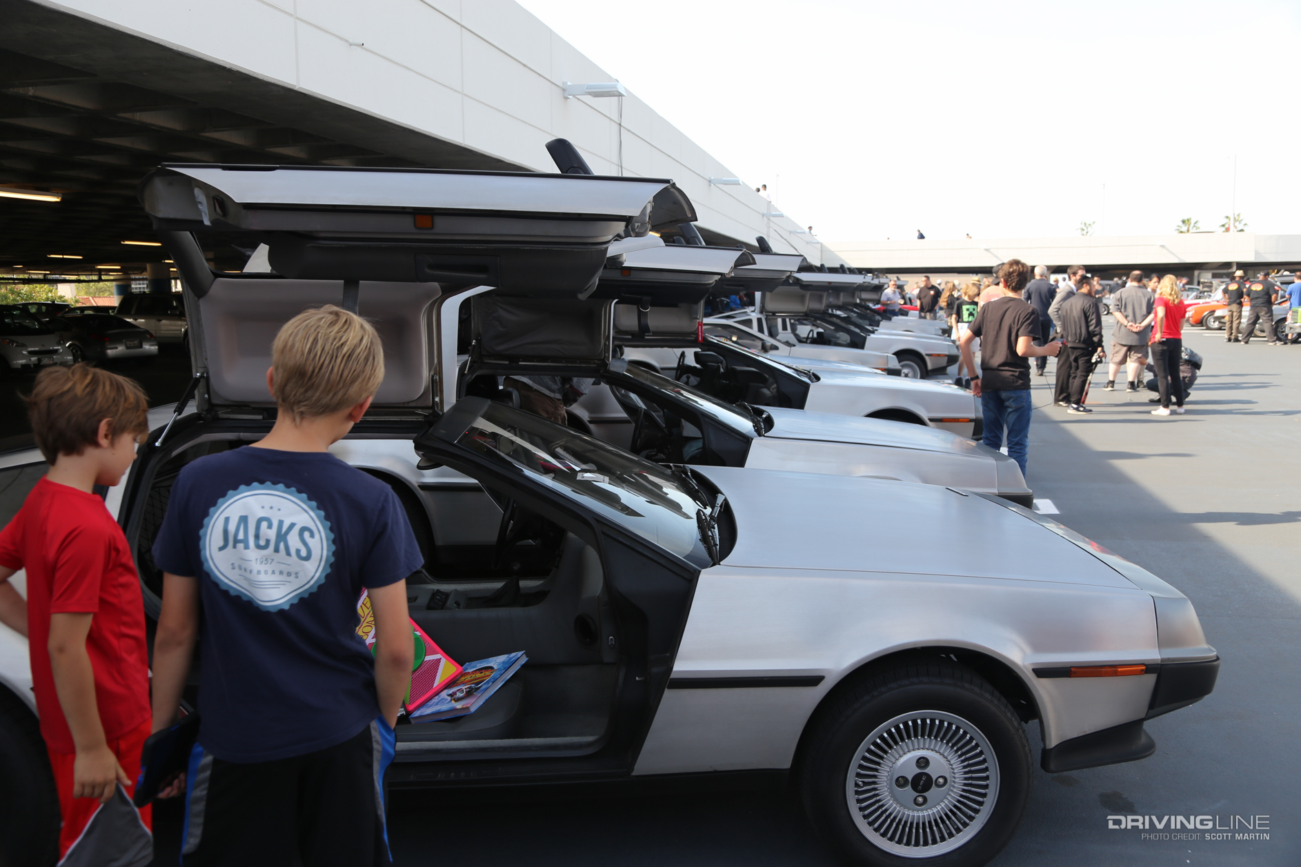 petersen automotive museum delorean cruise in sm 22 7088